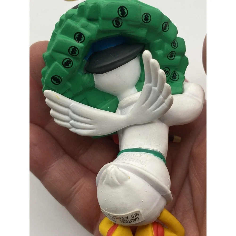 Vintage Disney Grolier DCA Scrooge McDuck Money Wreath Christmas Ornament